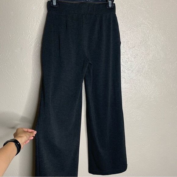 Loft Petite Pull On Wide Leg Pants gray - Picture 7 of 13